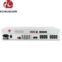 Multiplexeur vocal 16 canaux de haute qualité Fxo Fxs 4E1 4FE Convertisseur téléphonique vers fibre