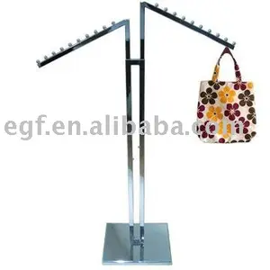 2 bolsa de soporte de exhibición/de dos vías bolsa Rack/bolsa de Metal pantalla