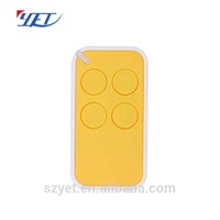 Télécommande universelle pour porte de garage YET2112, code sautant 433 MHz HCS301, contrôle RF 6V, sécurité domestique en silicone