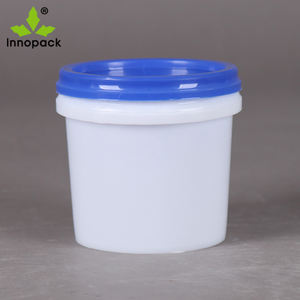 Mini Clair/<span class=keywords><strong>blanc</strong></span> 900ml en plastique de seau de catégorie comestible avec la poignée pour la crème glacée, le beurre, le <span class=keywords><strong>miel</strong></span> - Product Image 3