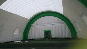 Tente gonflable de cour de tennis, structure air pour effet serre géante, énorme cabane à air - Product Image 3