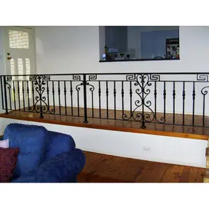 Hot dipped galvanized wrought iron balcony railing/deck railing