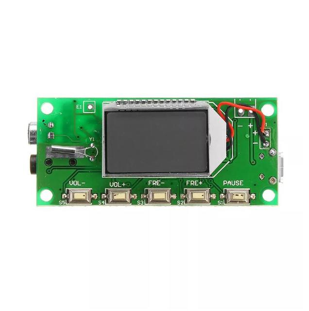 Taidacent DSP PLL 87-108MHz Digital Wireless Microphone Stereo FM Transmitter Module Board FM Stereo Audio Transmitter Module