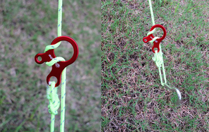 Hebilla <span class=keywords><strong>de</strong></span> cuerda <span class=keywords><strong>de</strong></span> aluminio colorida en forma <span class=keywords><strong>de</strong></span> <span class=keywords><strong>caracol</strong></span> para acampar al aire libre - Product Image 5