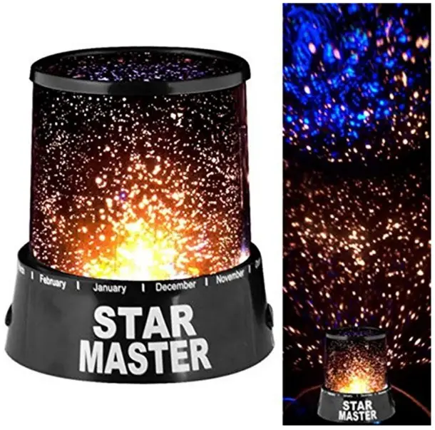 Colorful Twilight Romantic Sky Star Master Projector Lamp Kids Bedroom Bed Light