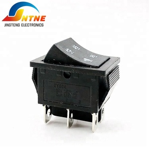Grand courant JT604 3 voies 6 broches carré interrupteur à bascule KCD4 avec fonction de sur off sur avec six à souder pins - Product Image 2