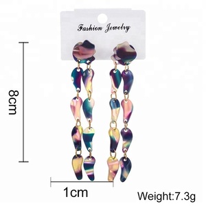 Korea Schmuck Lieferant Ohrring Modelle lange Frauen Ohrringe Großhandel Mode Ohrringe Frauen - Product Image 2