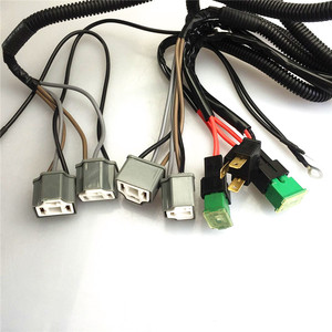 Keramische H4 Koplamp Relais Kabelboom 2 Koplamp Gloeilamp Socket Plug - Product Image 3