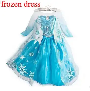 ชุดเจ้าหญิงแอนนาเอลซ่า Frozen สำหรับเด็กผู้หญิง,ชุดเดรสเจ้าหญิงแฟชั่นเสื้อผ้าเด็กสำหรับใส่แช่แข็งเสื้อผ้าเด็กผู้หญิง