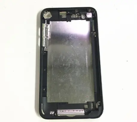 IPod Touch 4 8GB 16GB 64GB用OEMメタルバックハウジングカバーケース