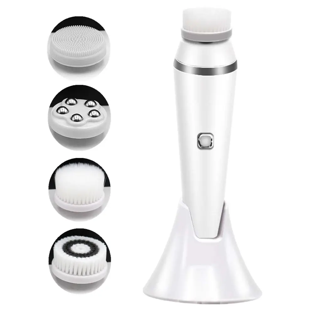 OEM Private Label Deep Pore Clean Face Wash, Electric Facial Spin Cleaning Brush, Waterproof Facial Cleansing Brush Face Cleaner