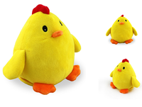 Jouet en peluche poulet vibrant avec module sonore et enregistrement MP3