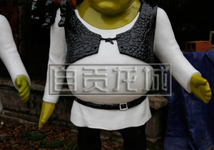 Estatua de <span class=keywords><strong>Shrek</strong></span> de Fibra de Vidrio Personalizada en Venta, ESCULTURA, Arte y Coleccionable de Ciudad Dinosauria, Personaje Artificial de TV y Cine, LCDW000035 - Product Image 6