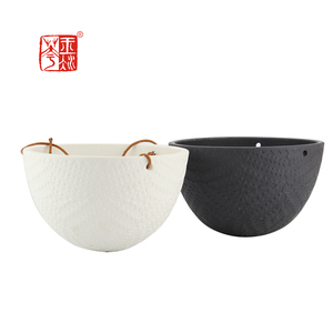 Wall Hanging Vasi di Ceramica, Patio Levitazione Vaso di Fiori <span class=keywords><strong>Con</strong></span> La <span class=keywords><strong>Corda</strong></span> Del Supporto/levitazione vaso da fiori - Product Image 1