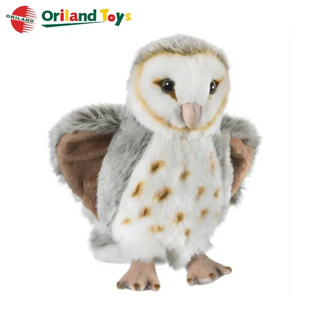8 Inch Plush Stuffed Animal New Barn Owl Toy Bird