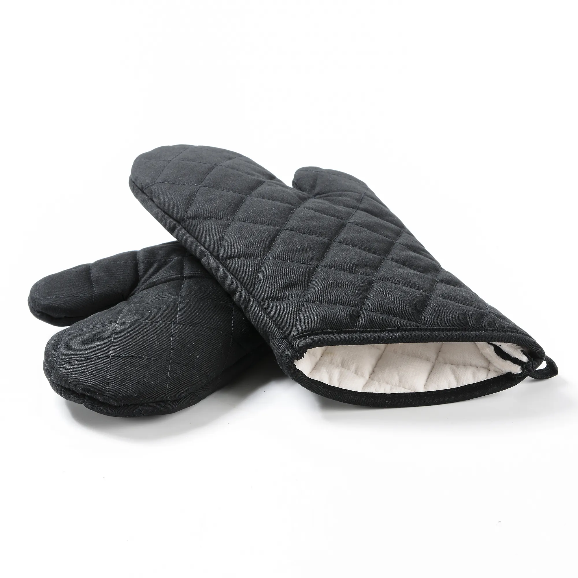 Oeleky Hitze beständige Grill handschuhe aus Baumwolle