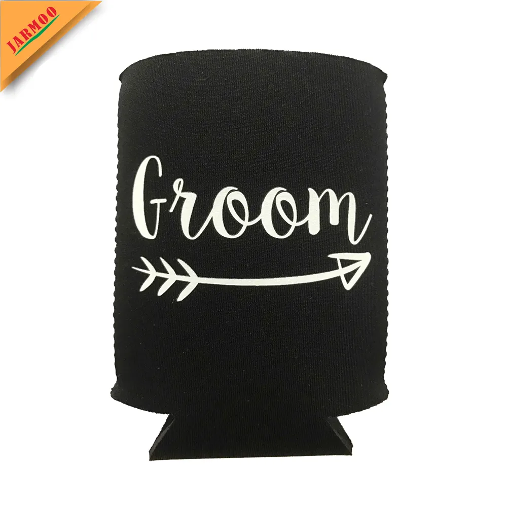 Custom Folding Any Color Can Made Neoprene Beer Cooler Holder Black Color Stubby Beer Can Coolers