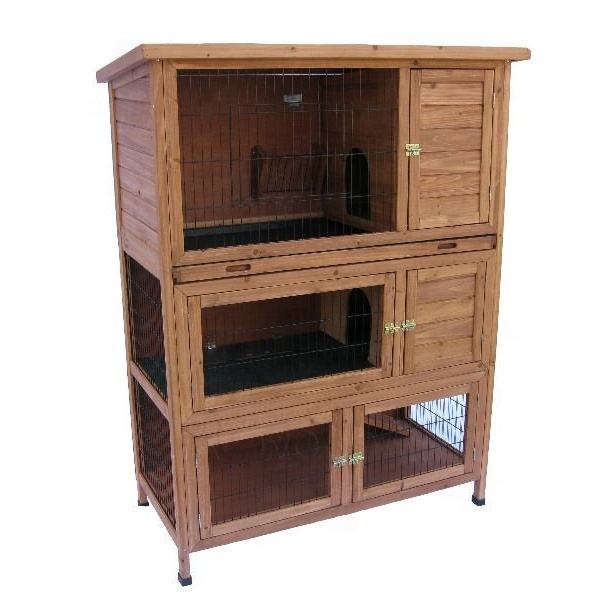 Hotsale Story Rabbit Hutches Durable Spacious Homes