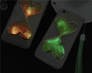 Fundas case de silicona con reloj de arena de liquido glitter para iPhone 6 6plus - Product Image 5