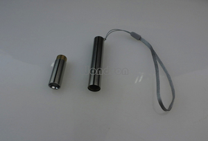 100mm di lunghezza in acciaio inossidabile <span class=keywords><strong>365nm</strong></span> LED ultravioletto a forma di penna rilevatore di denaro torcia <span class=keywords><strong>UV</strong></span>