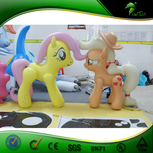 Gonflable petits <span class=keywords><strong>chevaux</strong></span> animaux dessin animé mobile avec impression personnalisée couleur - Product Image 4