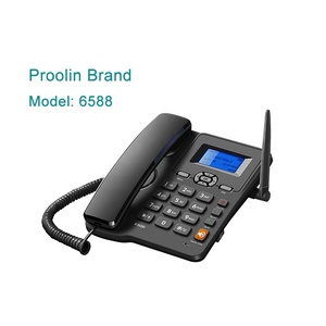 Настольный фиксированный беспроводной телефон GSM GSM850/900/1800/1900 МГц, 2 sim FWP 6588 Proolin 2G, беспроводной телефон - Product Image 6