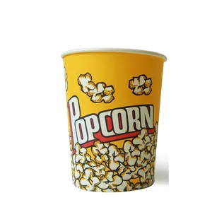 Diverse Dimensioni di Carta Usa E Getta Popcorn Secchio di Popcorn Tazza di