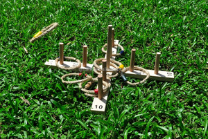 TJ MARCA GIGANTE DE MADERA JUGUETES TEJOS RING TOSS <span class=keywords><strong>JUEGO</strong></span> de JARDÍN - Product Image 5