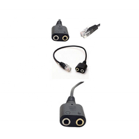 RJ9 mâle à 3.5mm femelle prise casque prise téléphone câble adaptateur audio