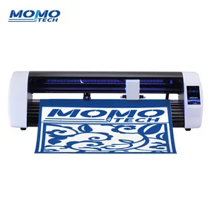 Printer pemotong Mimaki dengan fungsi pemotong kontur dudukan Plotter arsitektur rumbai 24 inci mesin garmen