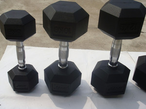 2.5kg to 50kg <strong>Dumbbell</strong> Sets Gym Power Training Equipment <strong>Rubber</strong> Coated Steel Weights in Lbs Hexagon Hex <strong>Dumbbells</strong> Free Weights - Product Image 5