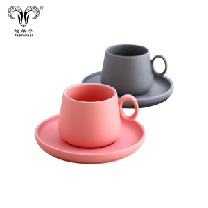 Tazas de Café de Cerámica Mate <span class=keywords><strong>con</strong></span> Acabado Arenado, Tazas de Desayuno, Tazas para Muffins, Tazas de Cerámica Hechas a Medida - Product Image 3
