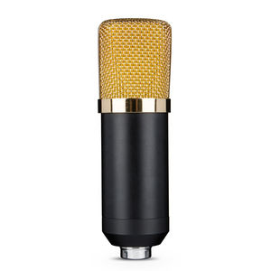 ميكروفون مكثف محمول باليد BM700 احترافي للبث والتسجيل بنمط قلبي قطبي مادة بلاستيكية معدنية سلكية - Product Image 1