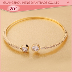 Joyeria Bisuterias Oro Bijouterie 18K oro laminado joyería al por mayor de moda latón 22K oro cubierta rajasthani brazaletes - Product Image 3