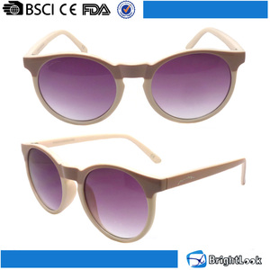 Más bellas damas moda águila ojo cat.3 polarizadas marco de plástico barato púrpura cat eye sunglasses - Product Image 1