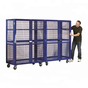 गोदाम तार जाल कंटेनर रोल पिंजरे ट्राली - Product Image 1