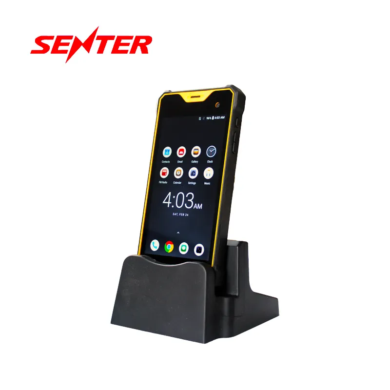 S917V2 ماسح الباركود 4G واي فاي BT GPS مكافحة حالة GSM 5000mAh بطارية الروبوت هاتف ذكي متين محمول PDA الكمبيوتر