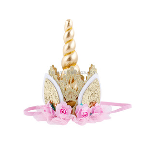Corone di <span class=keywords><strong>unicorno</strong></span> per ragazze/Fasce per capelli a forma di <span class=keywords><strong>unicorno</strong></span>/Accessorio per feste a tema <span class=keywords><strong>unicorno</strong></span> - Product Image 3