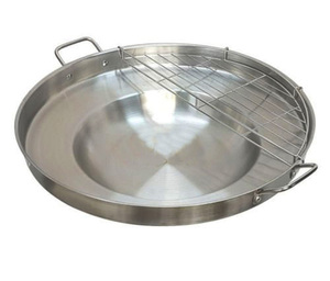 23 "de calidad Superior de la sartén profunda de acero inoxidable brillante chef mexicano Pan Disco Para Discadas - Product Image 2
