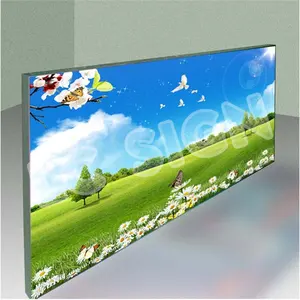 Custom 3d Stainless Steel Light Box Sign Print Acrylic Outdoor Street Furniture Lamp Pole Light Box