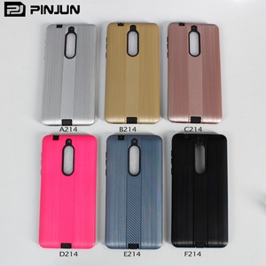 <span class=keywords><strong>Para</strong></span> <span class=keywords><strong>Nokia</strong></span> 5,1 Plus contraportada de fibra de carbono cepillado a prueba de golpes <span class=keywords><strong>funda</strong></span> protectora híbrida <span class=keywords><strong>para</strong></span> <span class=keywords><strong>Nokia</strong></span> 5,1 Plus C210 310 G42 - Product Image 2