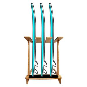 Support <span class=keywords><strong>de</strong></span> <span class=keywords><strong>planche</strong></span> <span class=keywords><strong>de</strong></span> <span class=keywords><strong>surf</strong></span> <span class=keywords><strong>vertical</strong></span> autoportant en bambou - Product Image 2