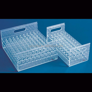 Compartimentos de tubo de teste acrílico, bandeja transparente vários compartimentos de acrílico phlebotomy tubo dreno station - Product Image 2
