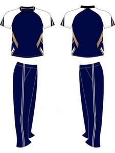Le t-shirt de sport d'usine en Chine conçoit le polo de <span class=keywords><strong>cricket</strong></span> sublimé
