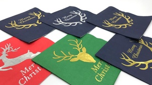 <span class=keywords><strong>2025</strong></span> thiết kế mới thiết lập của 50 lá vàng nước giải khát Đảng giấy khăn ăn giáng sinh - Product Image 4