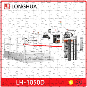 Automatic Die Cutting Machine LH-1050D Model Automatic Die Cutting Machine For Jigsaw Puzzle Making