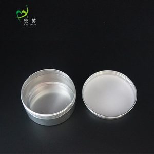 Cosméticos personalizados, bálsamo labial mate poco profundo, sombra de ojos de metal vacío redondo negro, color dorado, envases de lata de aluminio - Product Image 3