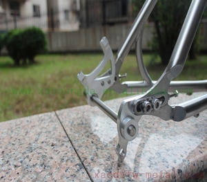 Titan 29er Newsboy Xe đạp khung 17.5 ''ti Cruiser Xe đạp khung với bài núi trượt dropouts tùy chỉnh Titan Cruiser xe đạp - Product Image 6