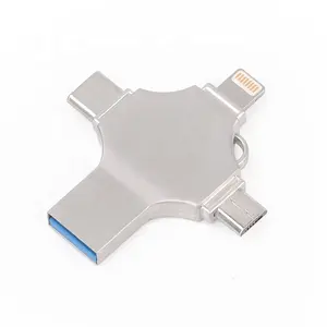 高速新私人热卖 4 合 1 USB 闪存驱动器类型 C USB 棒 OTG Android/移动电话/电脑