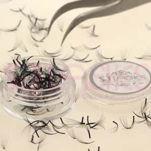 High Quality Synthetic Hair 2D 3D 4D Pre Made Russian Volume Eyelashes Extensions